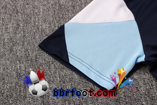 Polo Foot Manchester City + Pantalon Bleu Royal 21/22