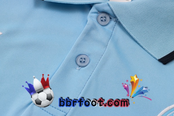 Polo Foot Manchester City + Pantalon Bleu 21/22