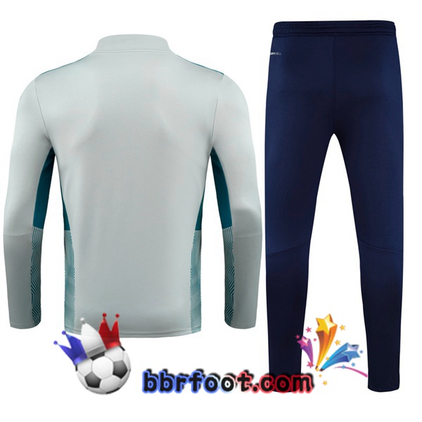 Survetement Foot Manchester City Gris 21/22