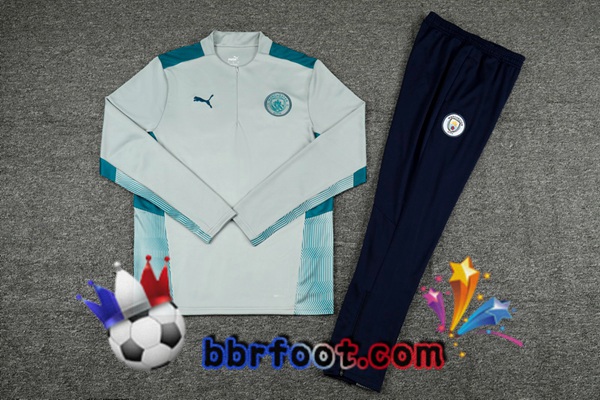 Survetement Foot Manchester City Gris 21/22