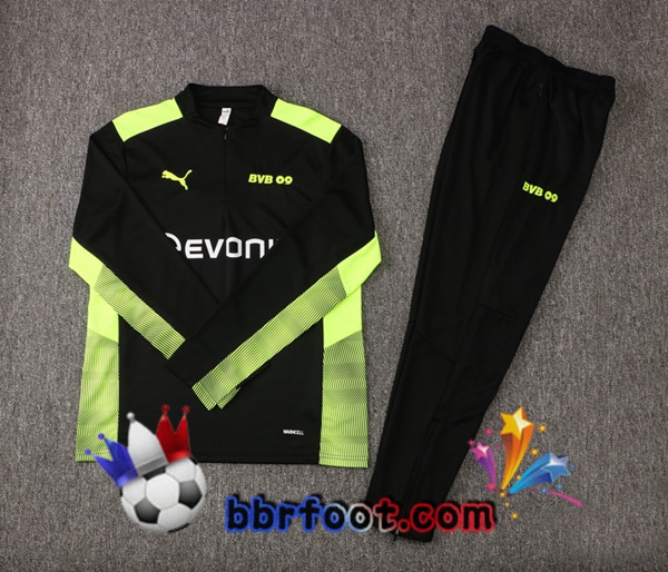 Survetement Foot Dortmund BVB Noir 21/22