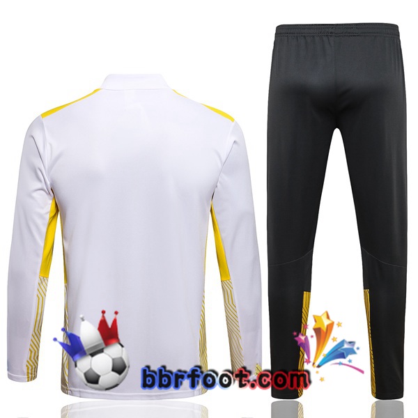 Survetement Foot Dortmund BVB Blanc 21/22
