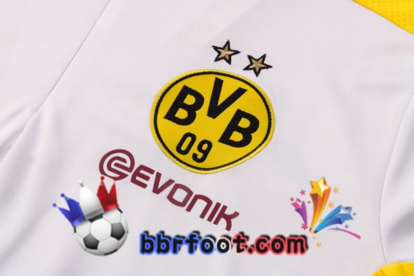 Survetement Foot Dortmund BVB Blanc 21/22
