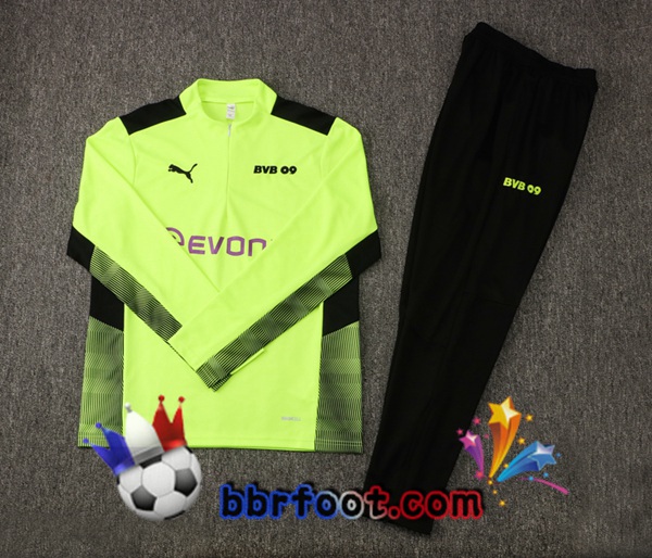Survetement Foot Dortmund BVB Vert 21/22