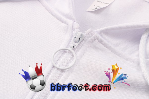 Veste A Capuche Survetement Foot Marseille OM Blanc 21/22