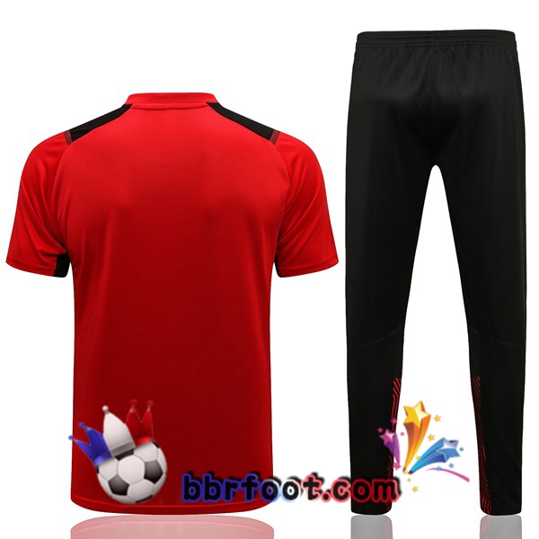 Training T-Shirts AC Milan + Pantalon Rouge 21/22