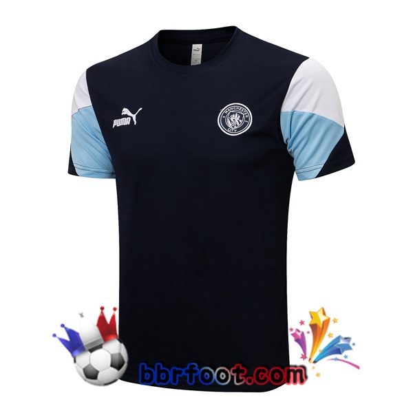 Training T-Shirts Manchester City Bleu Royal 21/22