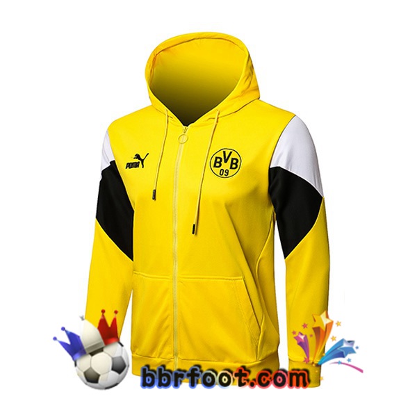 Veste A Capuche Dortmund BVB Jaune 21/22