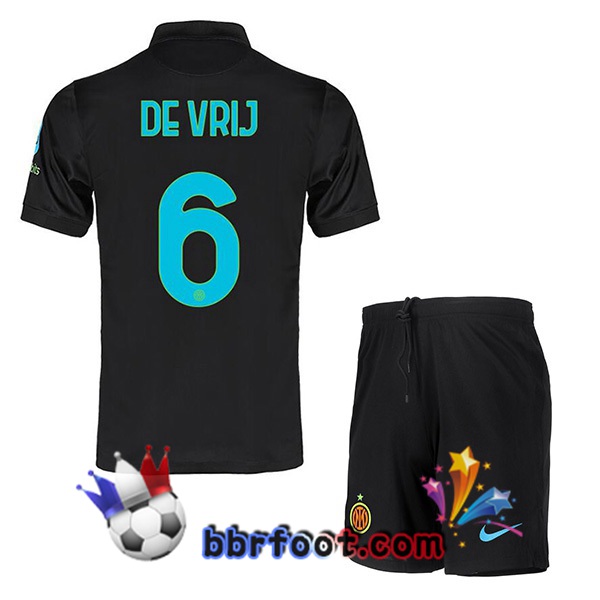 Maillot Foot Inter Milan (DE VRIJ 6) Enfant Third 21/22