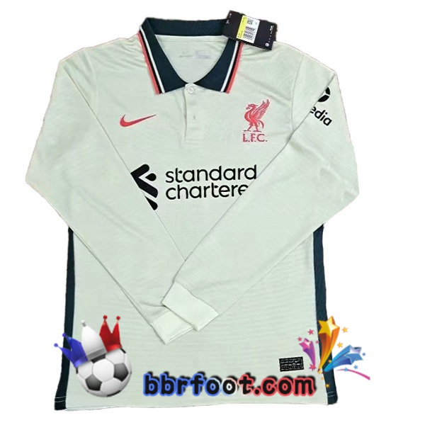 Maillot Foot FC Liverpool Exterieur Manche Longue 21/22