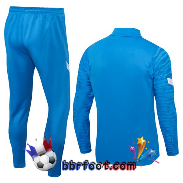 Survetement Foot FC Barcelone Bleu 21/22
