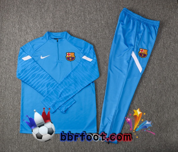 Survetement Foot FC Barcelone Bleu 21/22