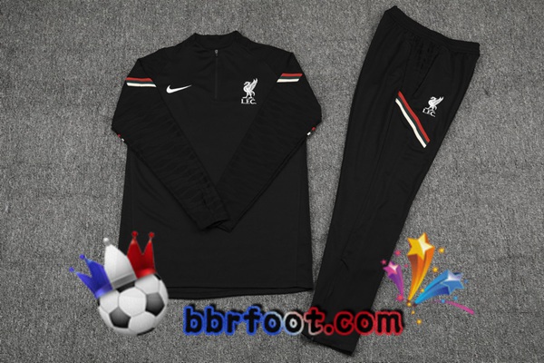 Survetement Foot FC Liverpool Noir 21/22