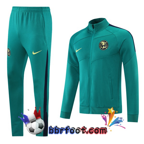 Veste Survetement Foot Club America Vert 21/22