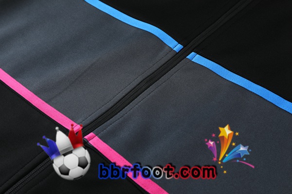 Veste Survetement Foot FC Barcelone Noir 21/22