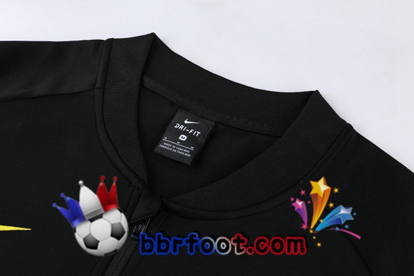 Veste Survetement Foot FC Barcelone Noir 21/22