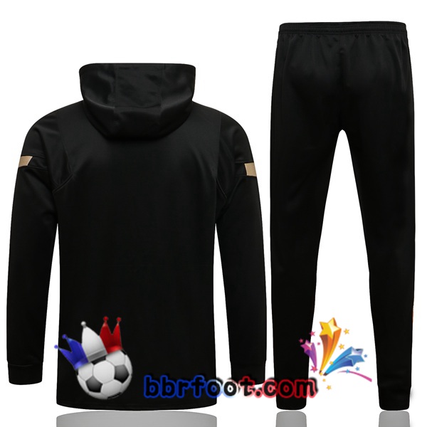 Veste A Capuche Survetement Foot FC Liverpool Noir 21/22