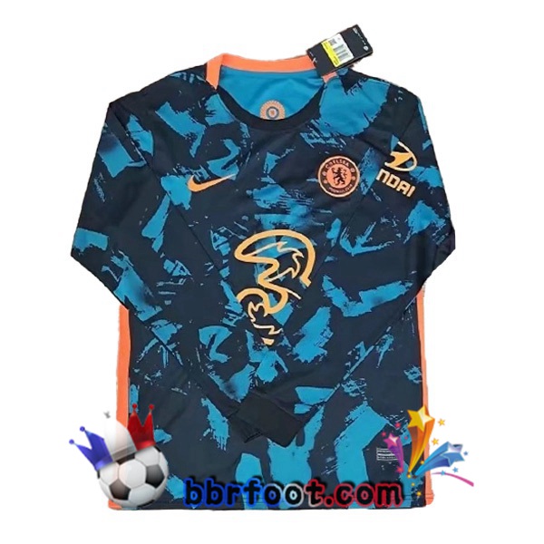 Maillot Foot FC Chelsea Third Manche Longue 21/22
