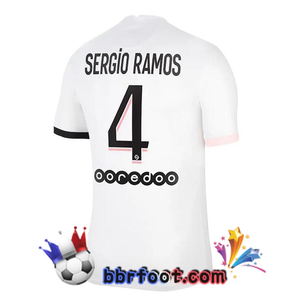 Maillot Foot Paris PSG (Sergio Ramos 4) Exterieur 21/22