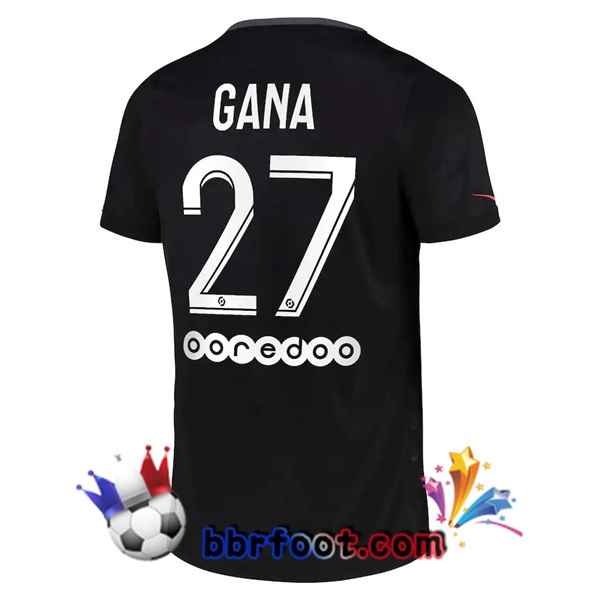 Maillot Foot Paris PSG (Gana 27) Third 21/22