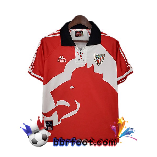 1997-1998 Athletic Bilbao Retro Domicile Maillot de Foot Rouge