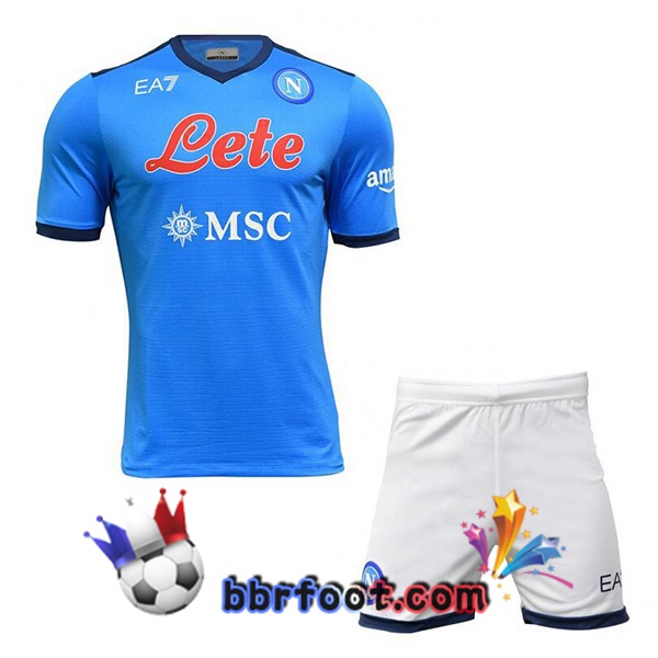 Maillot Foot SSC Naples Enfant Domicile 21/22