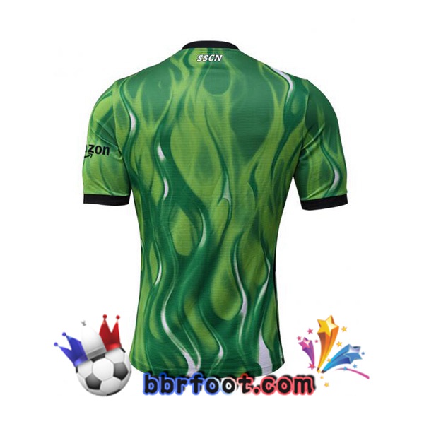 Maillot Foot SSC Naples Gardien de but Vert 21/22
