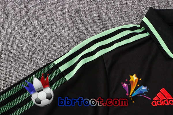 Polo Foot Manchester United + Pantalon Noir 21/22