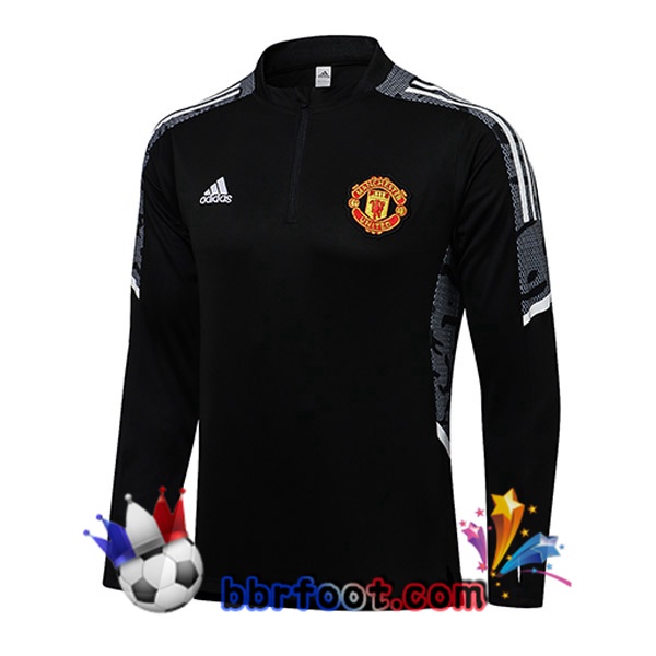 Sweatshirts Homme Manchester United Noir 21/22
