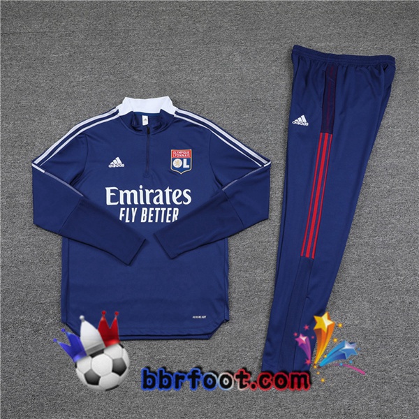 Survetement Foot Lyon OL Bleu 21/22