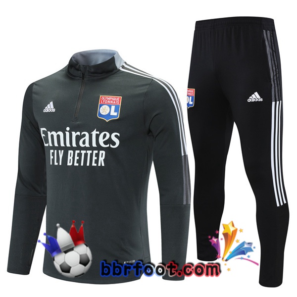 Survetement Foot Lyon OL Gris 21/22
