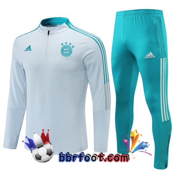 Survetement Foot Bayern Munich Gris 21/22