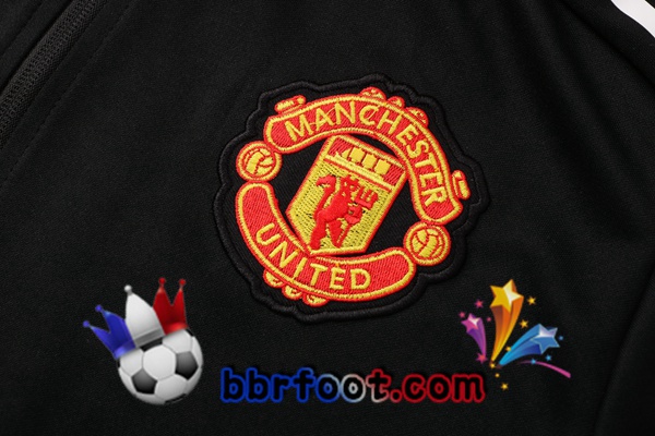 Veste Survetement Foot Manchester United Noir 21/22