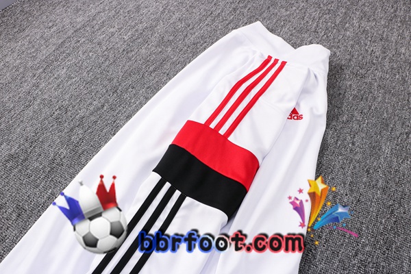 Veste Survetement Foot Manchester United Blanc 21/22