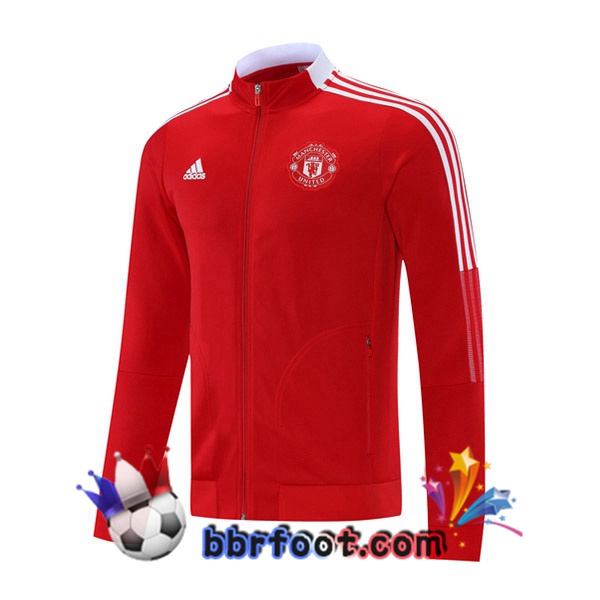 Veste Foot Manchester United Rouge 21/22