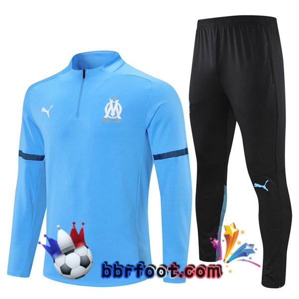 Survetement Foot Marseille OM Bleu 21/22