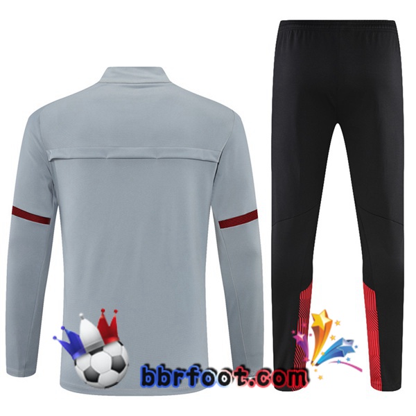 Survetement Foot Manchester City Gris 21/22