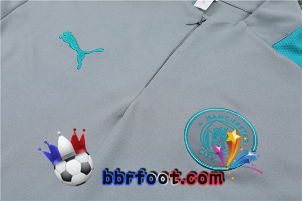 Survetement Foot Manchester City Gris 21/22