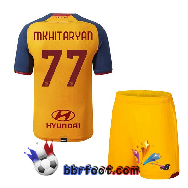 Maillot Foot AS Roma (MKHITARYAN 77) Enfant Third 21/22