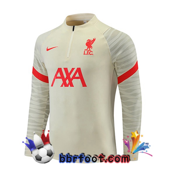 Sweatshirts Homme FC Liverpool Jaune 21/22 Sweatshirts Homme FC Liverpool Jaune 21/22