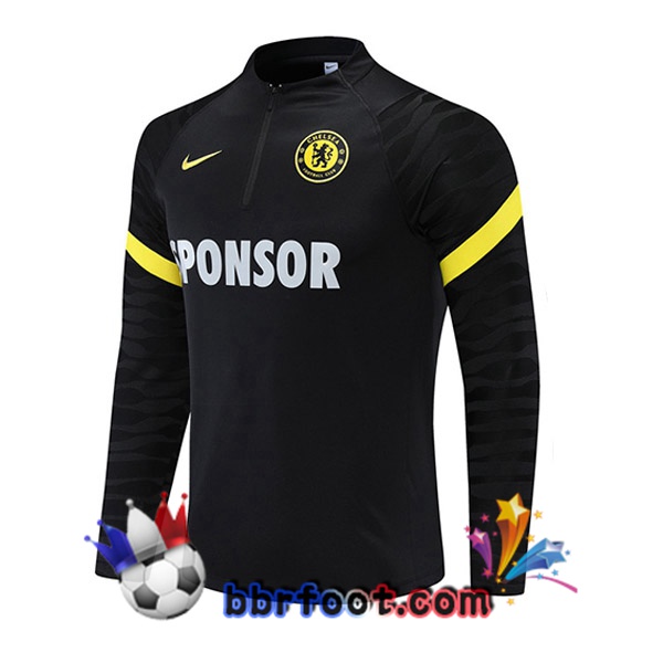 Sweatshirts Homme FC Chelsea Noir 21/22 Sweatshirts Homme FC Chelsea Noir 21/22