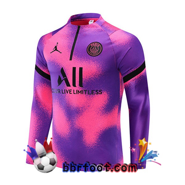 Sweatshirts Homme JORDAN Paris PSG Pourpre 21/22