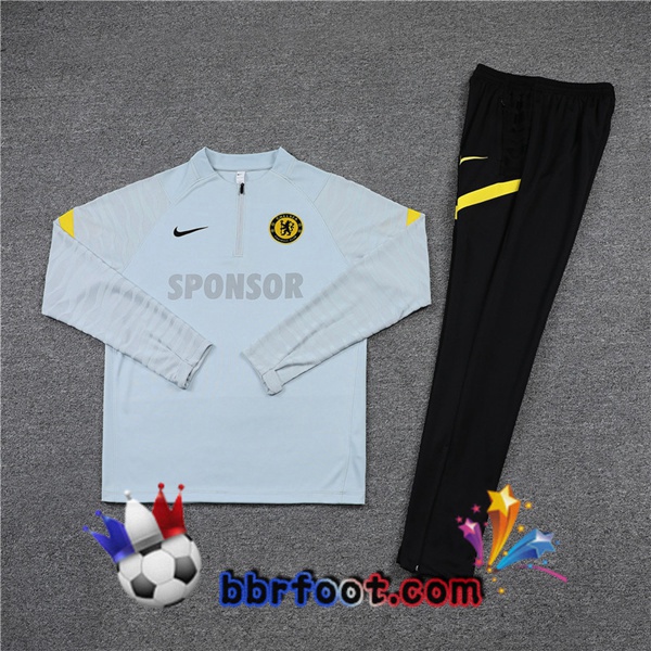Survetement Foot FC Chelsea Gris 21/22