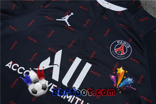 Survetement Foot JORDAN Paris PSG Bleu Royal 21/22