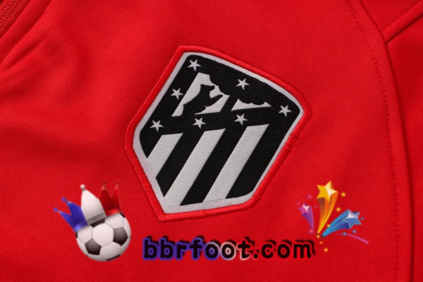 Veste A Capuche Survetement Foot Atletico Madrid Rouge 21/22