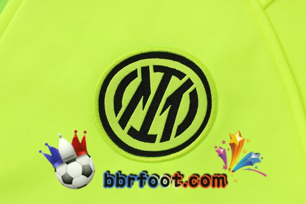 Veste A Capuche Survetement Foot Inter Milan Vert 21/22