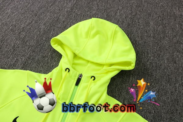 Veste A Capuche Survetement Foot Inter Milan Vert 21/22