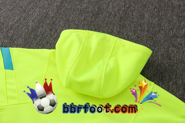 Veste A Capuche Survetement Foot Inter Milan Vert 21/22