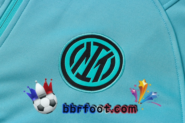 Veste A Capuche Survetement Foot Inter Milan Bleu 21/22