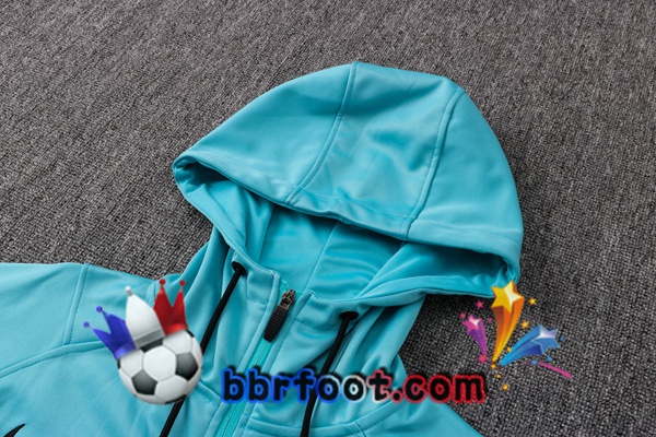 Veste A Capuche Survetement Foot Inter Milan Bleu 21/22